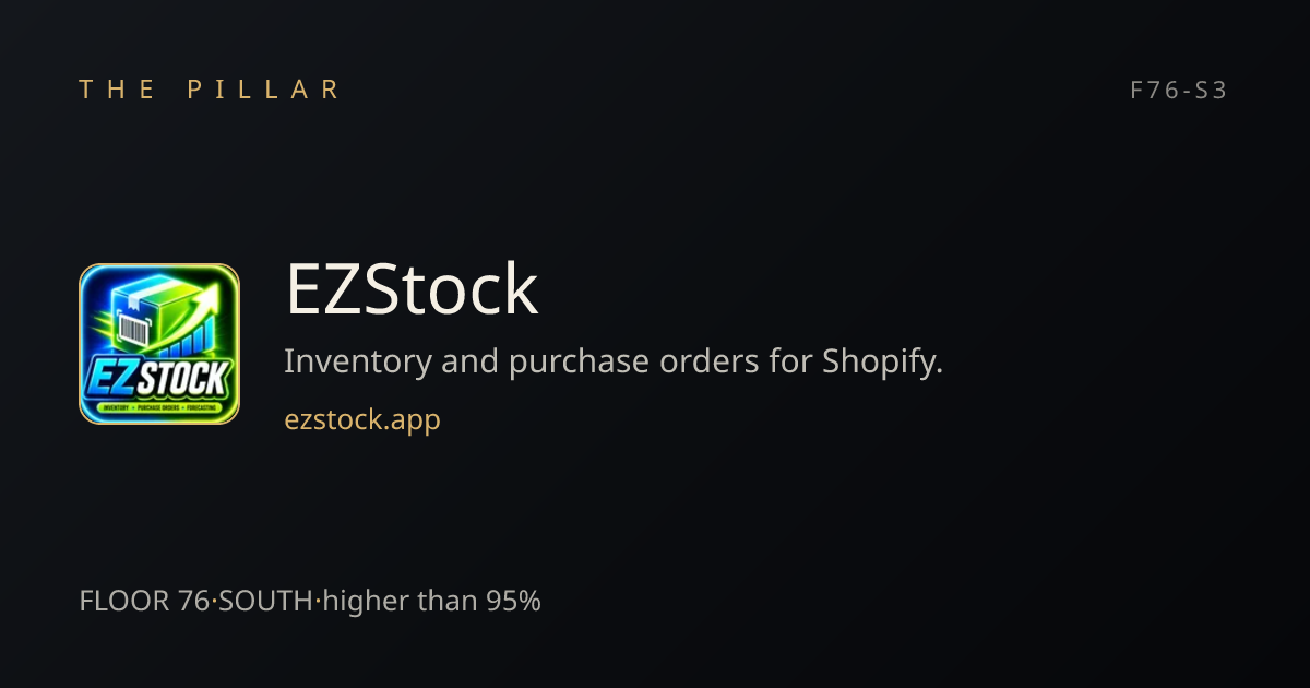 I Built a Store With 1,920 Units I Can Never Restock: An Inventory Thought Experiment
